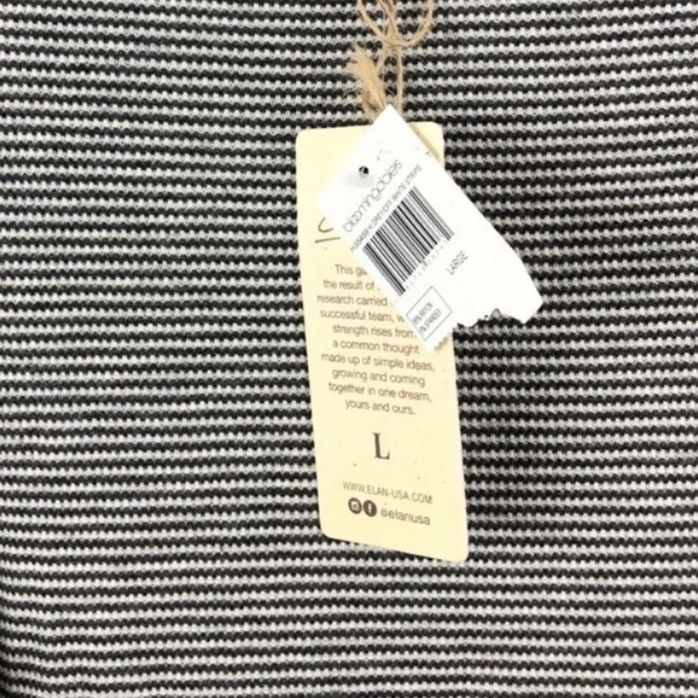 Elan Striped Front Tie Tunic Dress - Picture 4 of 7